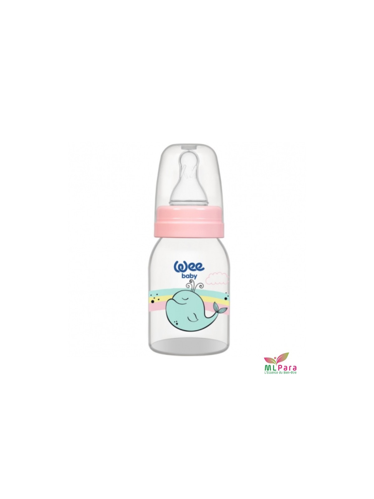 WEE BABY biberon en verre fille 125ml ref.877-f