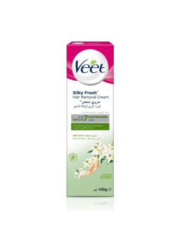 VEET Crème Dépilatoire Peaux Sèches Silk & Fresh 100ML
