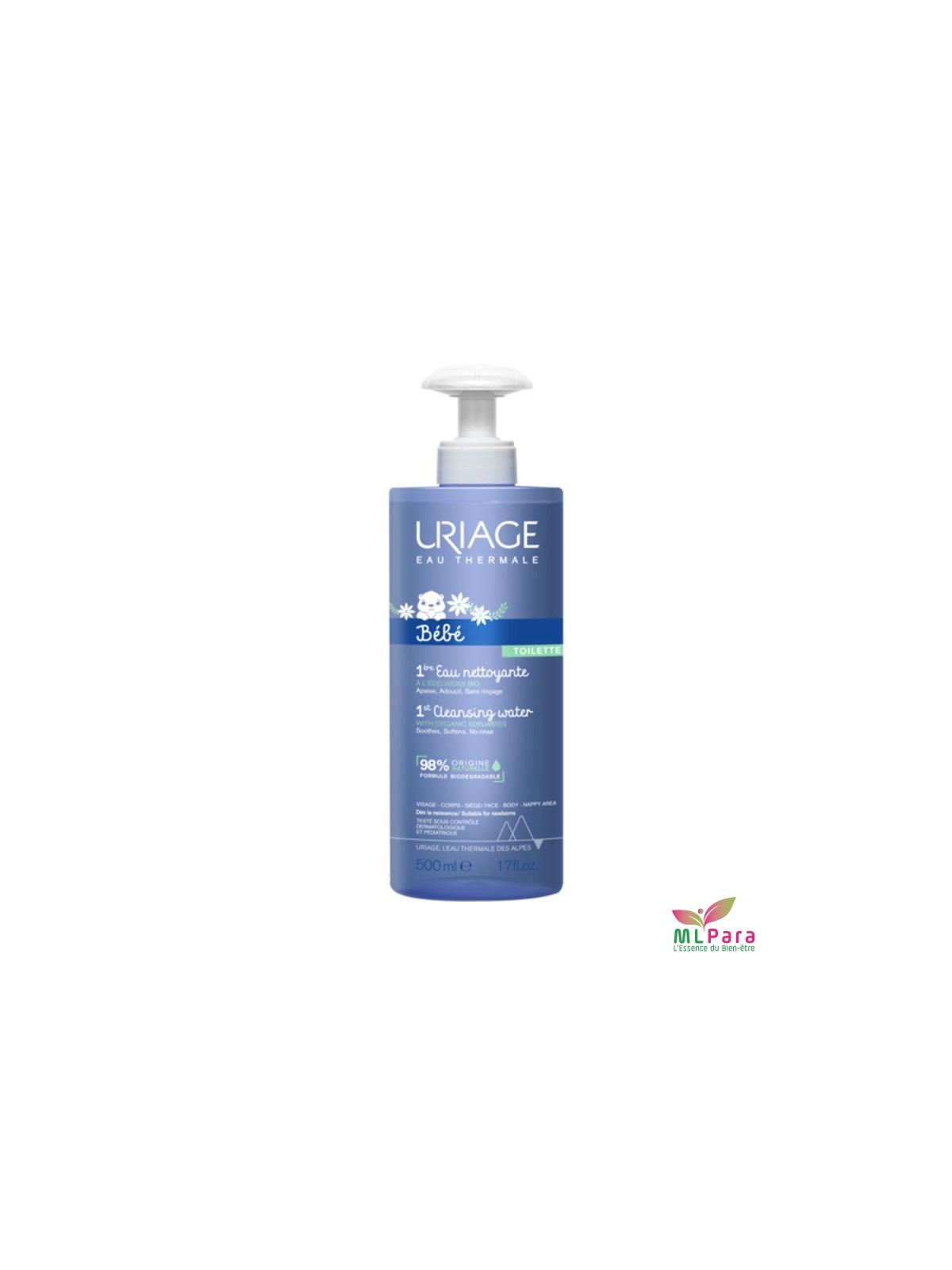 URIAGE bebe 1ère eau nettoyante douceur 500ml