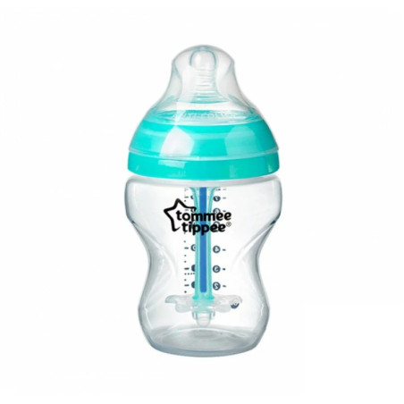 TOMMEE TIPPEE biberon 0m+ vert 260ml ref/42256985-42256986