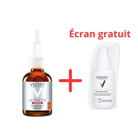 VICHY LIFTACTIV VIT C SERUM 20ML + ECRAN CAPITAL SOLEIL GRATUIT