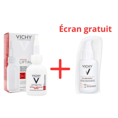 VICHY LIFTACTIV RETINOL (A+) 30 ML + UV CAPITAL SOLEIL GRATUIT