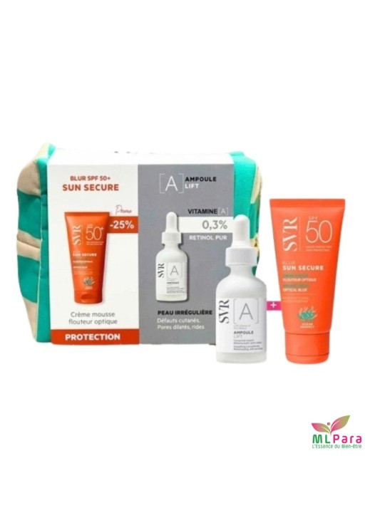 Sérum SVR Trousse Ampoule[B]+Sun Secure Blur -25% + TROUSSE
