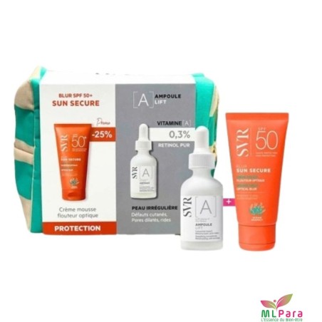 Sérum SVR Trousse Ampoule[B]+Sun Secure Blur -25% + TROUSSE