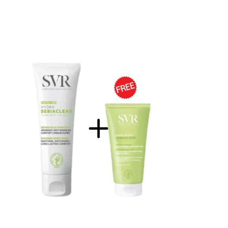 SVR sebiaclear hydra creme 40ml + CREME LAVANTE SEBIACLEAR OFFERTE