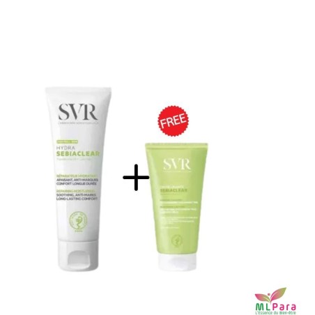 SVR sebiaclear hydra creme 40ml + CREME LAVANTE SEBIACLEAR OFFERTE