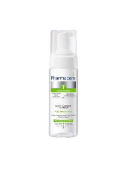 PHARMACERIS t puri-sebostatic mousse nettoyante 150ml