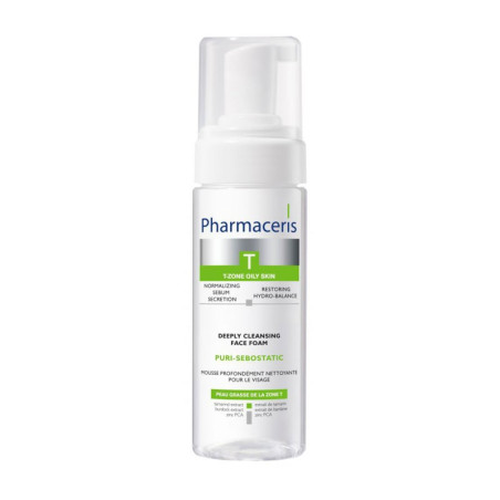PHARMACERIS t puri-sebostatic mousse nettoyante 150ml