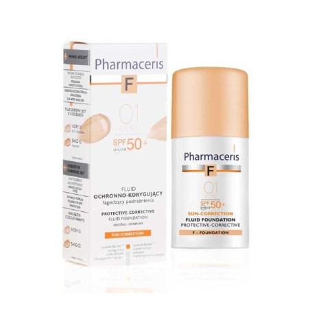 Pharmaceris F Fond De Teint SPF50+ IVORY 01