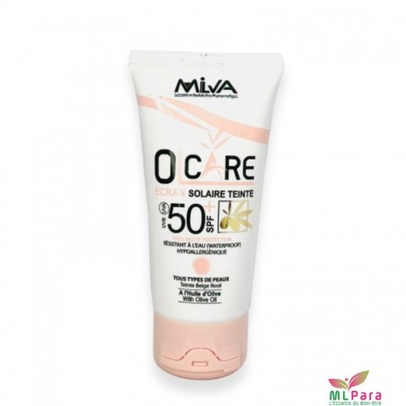 OLCARE 50+ ecran teinte beige rosee 50 ml