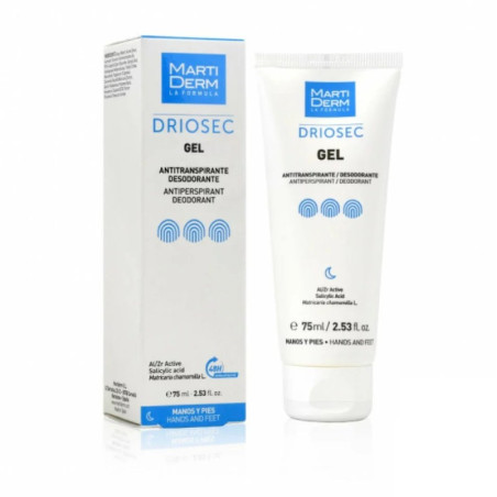 MARTIDERM Driosec Gel Anti-Transpirant - Mains et Pieds 75ML