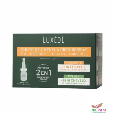 LUXEOL chute de cheveux progressive 2EN 1