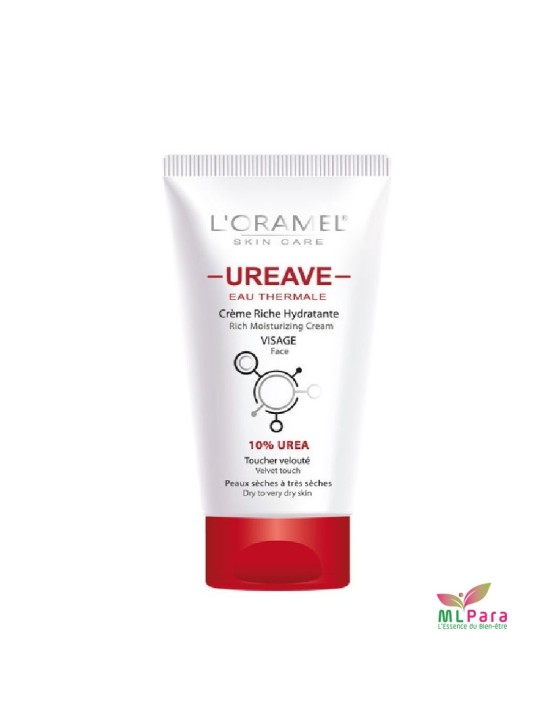 L'ORAMEL ureave crème hydratante visage 10% urea 75ml