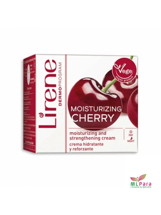 LIRENE vegan Creme Hydratante Rafraichissante à la Cerise 50ML