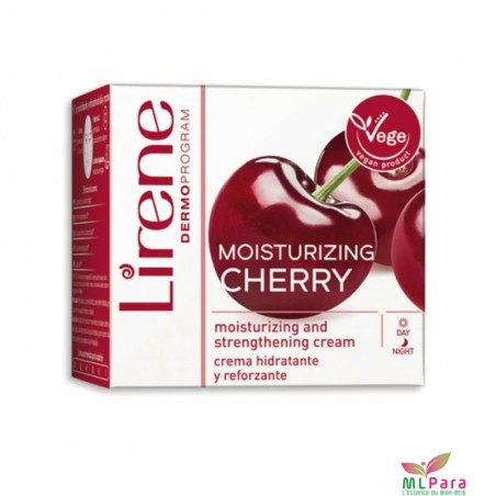 LIRENE vegan Creme Hydratante Rafraichissante à la Cerise 50ML