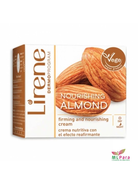 LIRENE vegan creme nourrissante raffermissante à l'amande 50ml