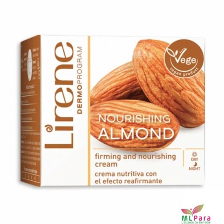 LIRENE vegan creme nourrissante raffermissante à l'amande 50ml