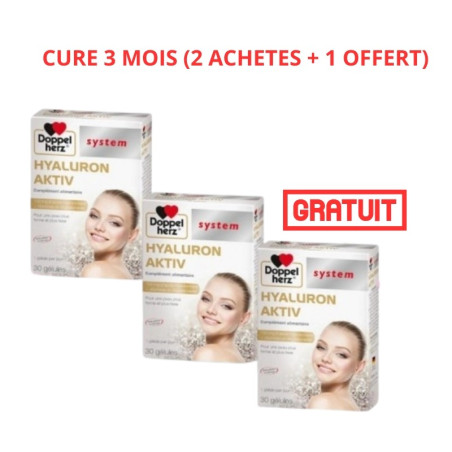 AKTIV HYALURON CURE 3 MOIS (2 ACHETES + 1 OFFERT)