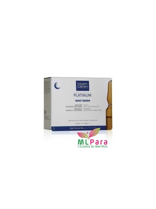 MARTI DERM PLATINUM NIGHT RENEW 10 AMPOULES