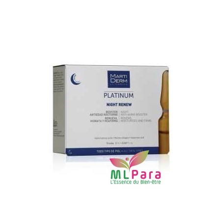 MARTI DERM PLATINUM NIGHT RENEW 10 AMPOULES