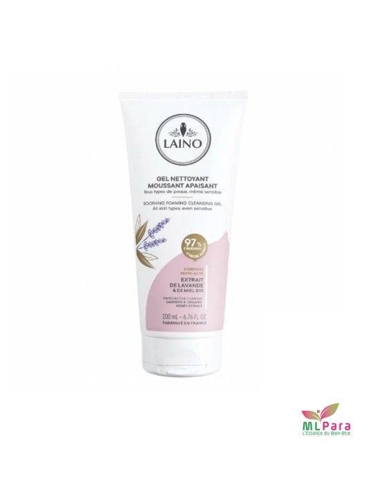 LAINO gel nettoyant moussant apaisant 200ml