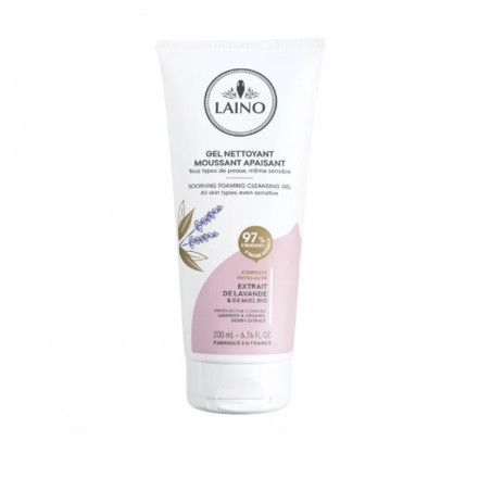LAINO gel nettoyant moussant apaisant 200ml