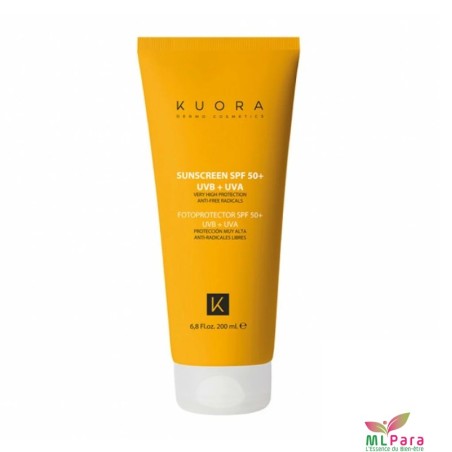 KUORA ecran visage & corps spf 50+ 200ml