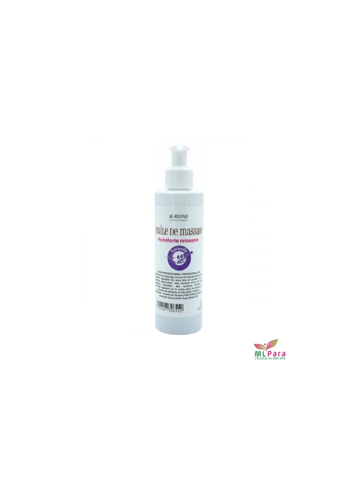 K-REINE huile de massage lavande 200ml