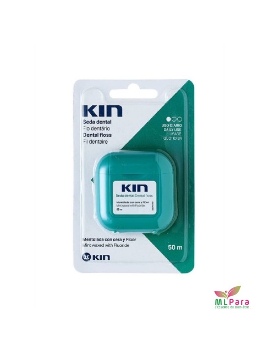 KIN fil dentaire menthe cire