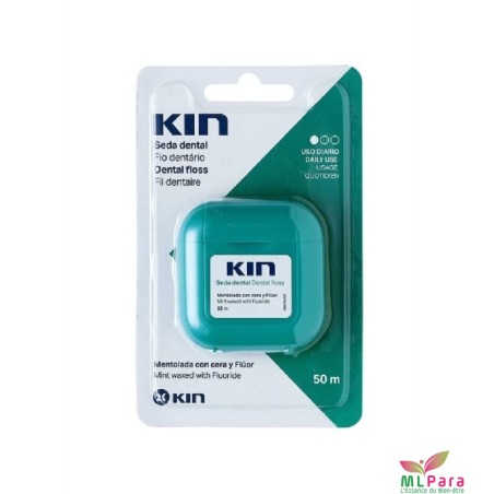 KIN fil dentaire menthe cire