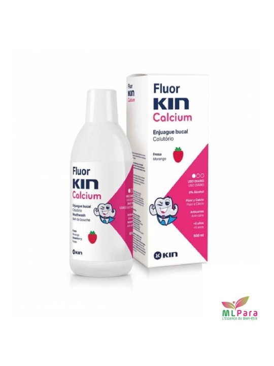 KIN fluorkin calcuim bain de bouche 500M