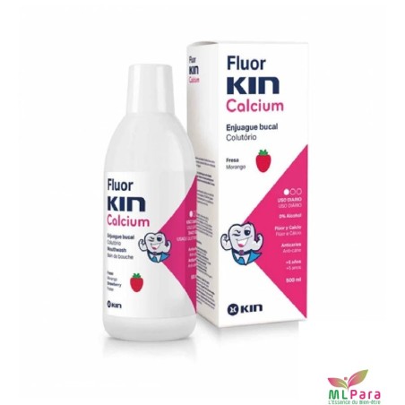 KIN fluorkin calcuim bain de bouche 500M
