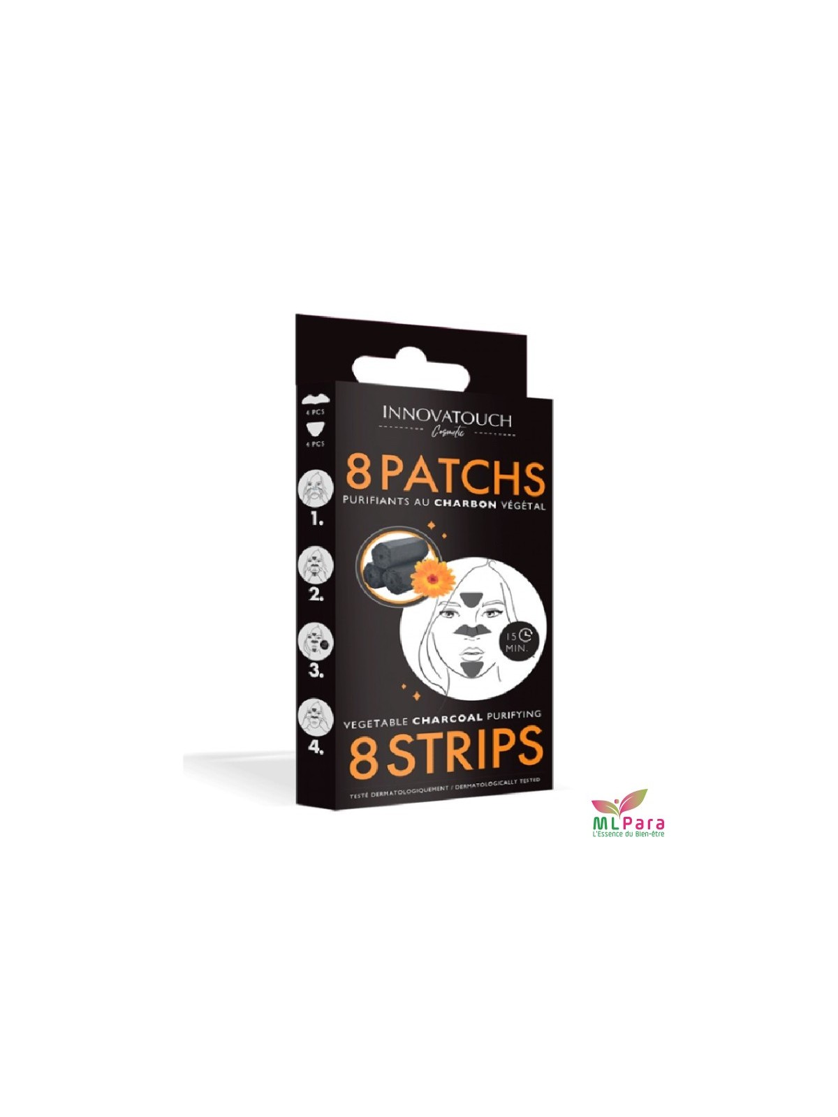 INNOVATOUCH Patchs purifiants x8 au Charbon INNOVATOUCH Patchs purifiants x8 au Charbon