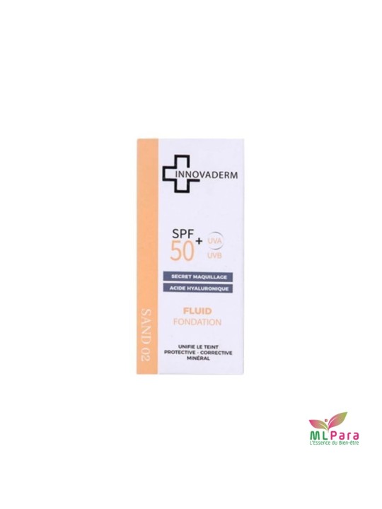 INNOVADERM ECRAN SOLAIRE FLUID SPF50+ 02 SAND 30ML