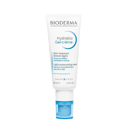 Bioderma Hydrabio Gel-Crème Soin Hydratant Texture Légère 40 ml