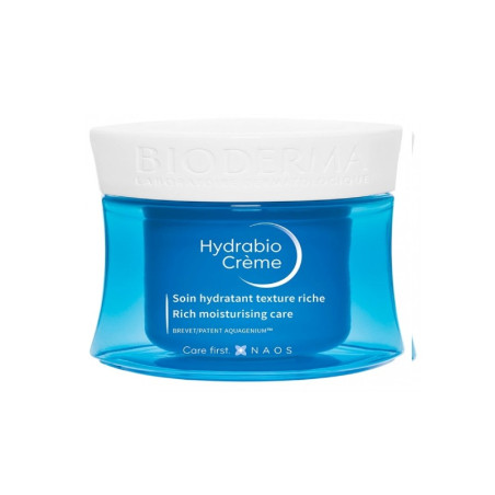 Bioderma Hydrabio Crème Soin Hydratant Texture Riche 50 ml