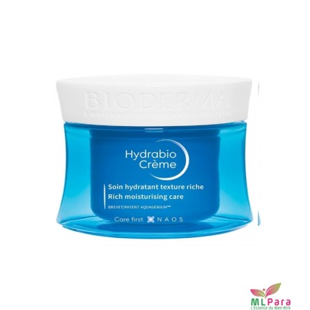 Bioderma Hydrabio Crème Soin Hydratant Texture Riche 50 ml