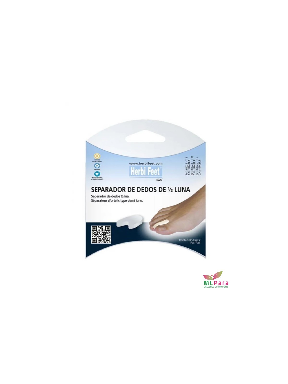 HERBI FEET separateur d orteils demi-lune "L" 6002.7 HERBI FEET separateur d orteils demi-lune "L" 6002.7