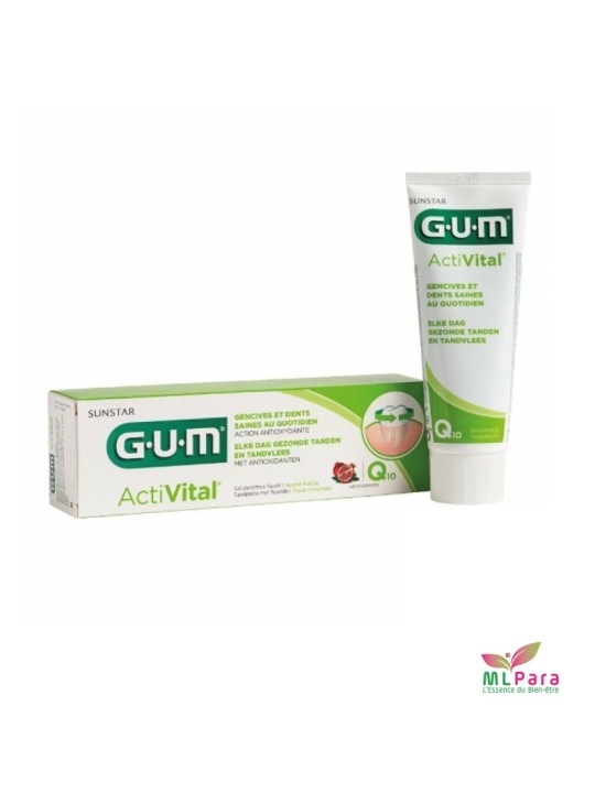 GUM ActiVital Q10 Gel Dentifrice 6050