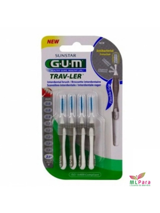GUM trav-ler brossettes 1618 cylindrique 2mm
