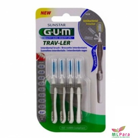 GUM trav-ler brossettes 1618 cylindrique 2mm