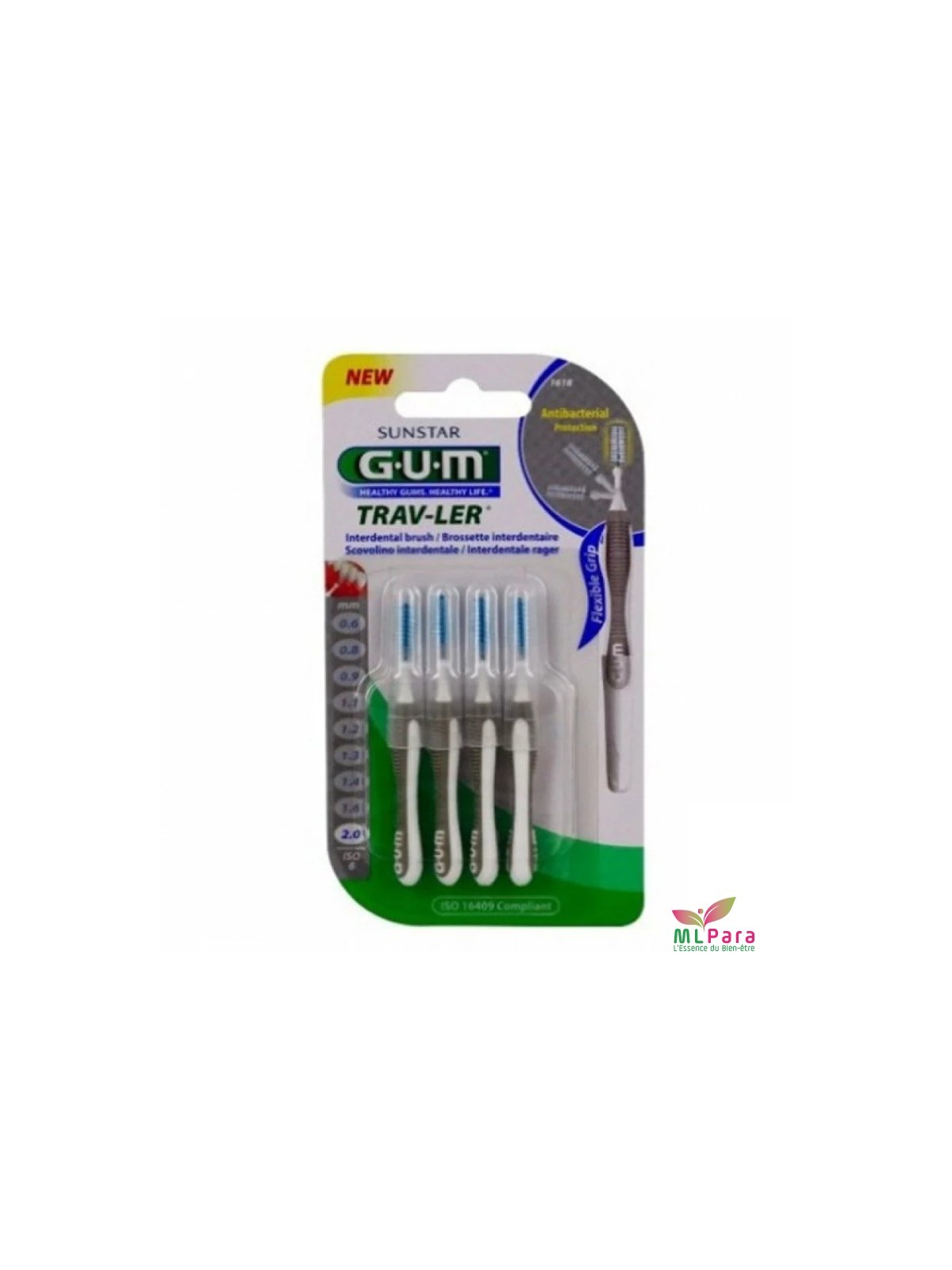 GUM trav-ler brossettes 1618 cylindrique 2mm