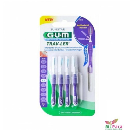 GUM brossettes  trav-ler 1512 extr fine mauve