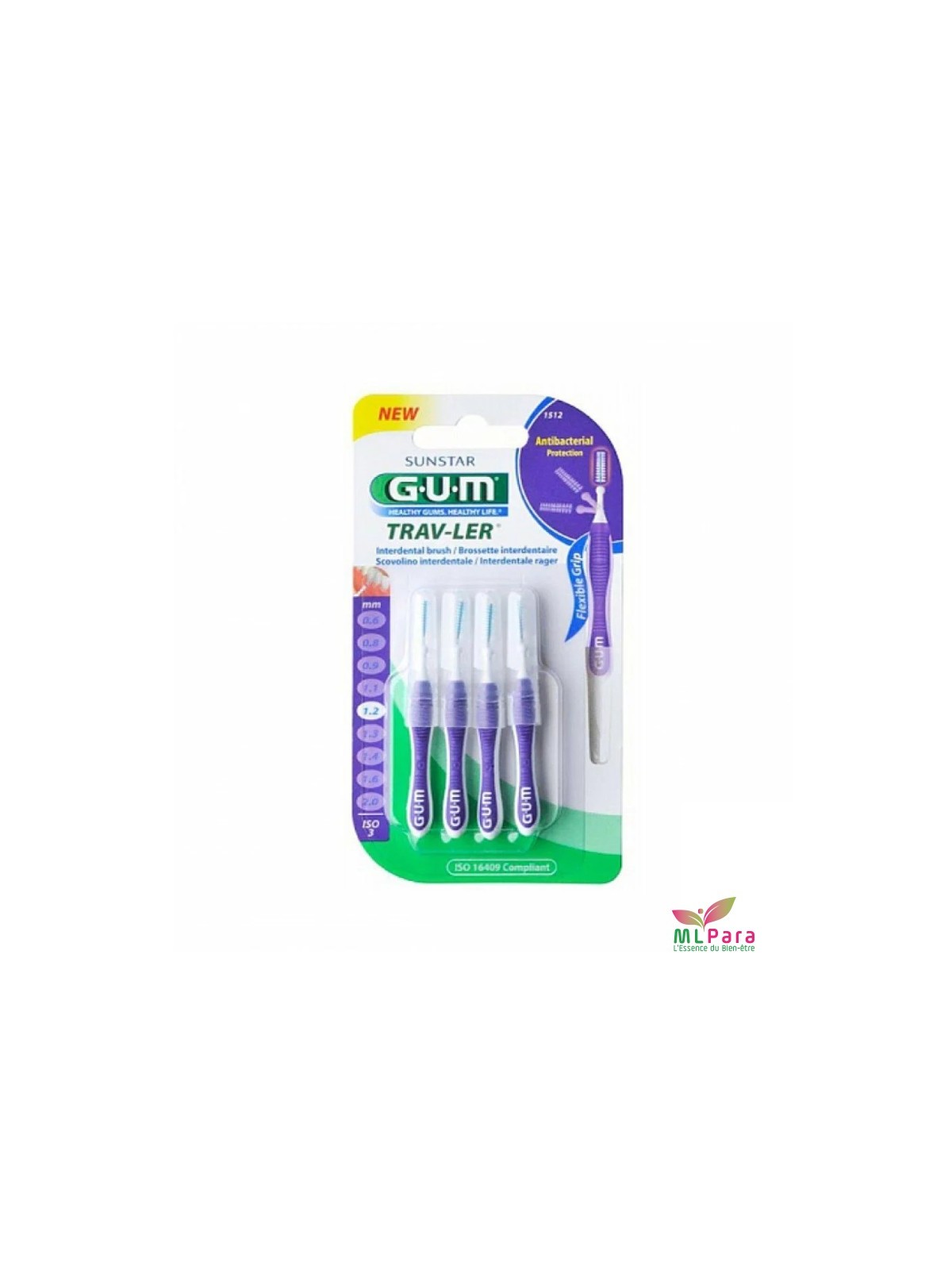 GUM brossettes  trav-ler 1512 extr fine mauve