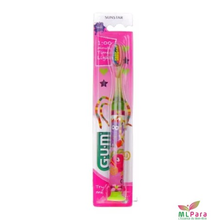 GUM brosse à dents  junior light up medium ref 903