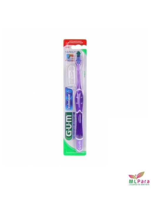 GUM technique brosse à dents compact medium 493