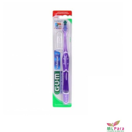 GUM technique brosse à dents compact medium 493