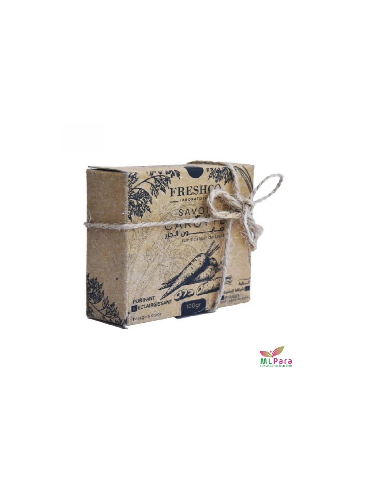 FRESHCO savon carotte 100gr FRESHCO savon carotte 100gr