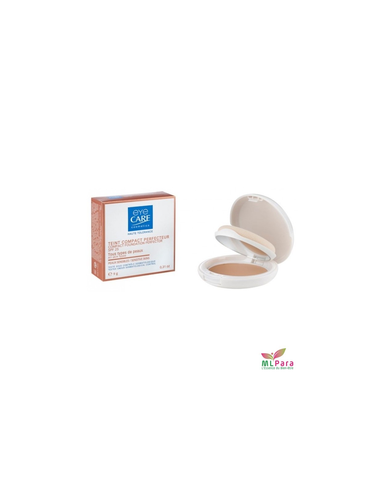 Eye Care  Teint compact perfecteur  Beige rosé REF/1261