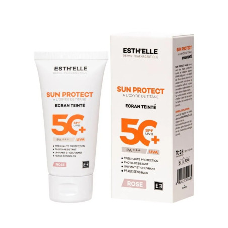 ESTH'ELLE ecran 50+sun protect rose 50 ml